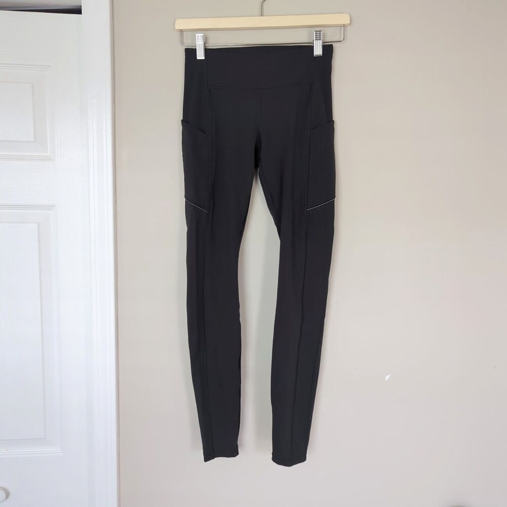 Lululemon Black Speed Up Tights Size 4